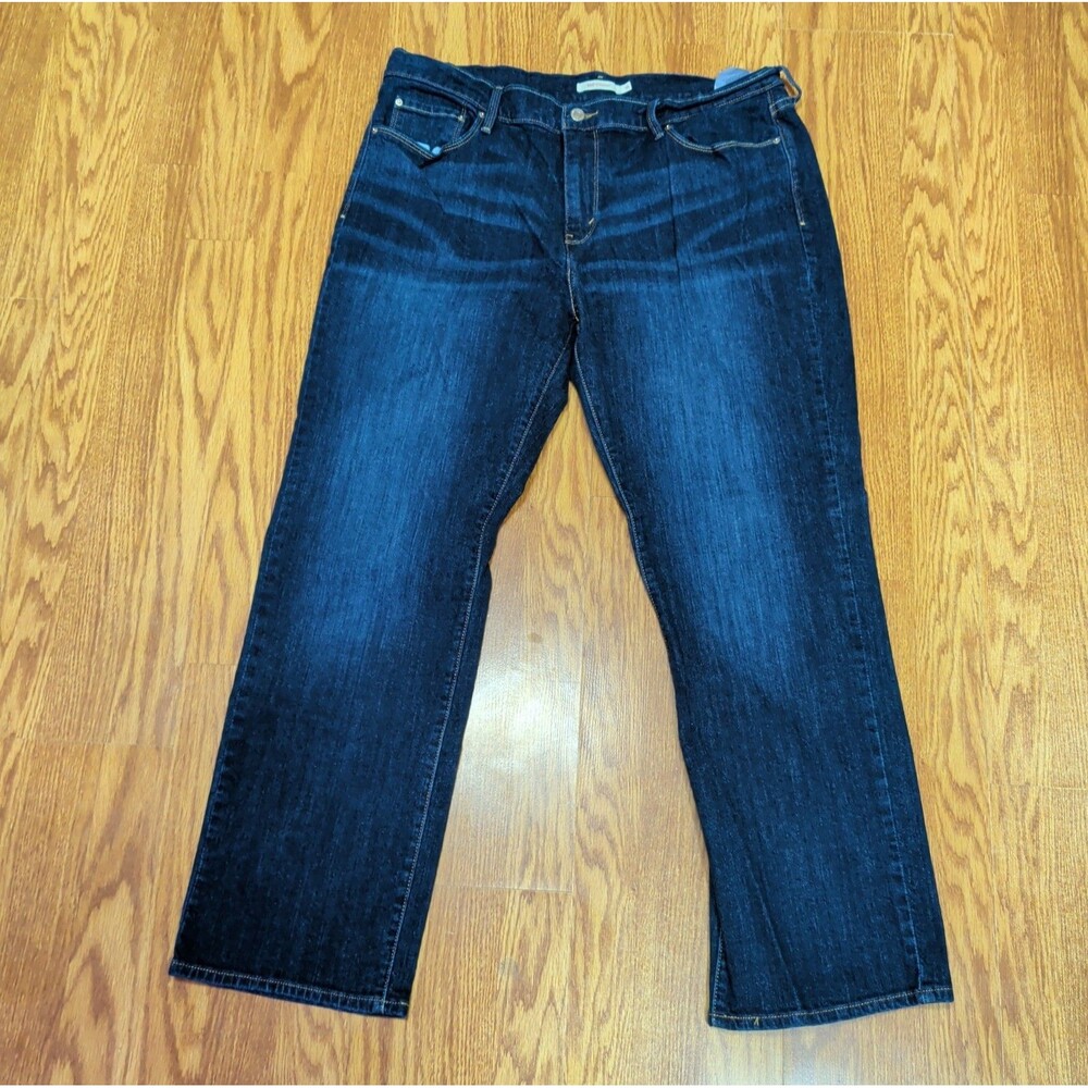 Levi's 505 Women's Straight Leg Jeans Size 16S Blue Denim  W33 L30